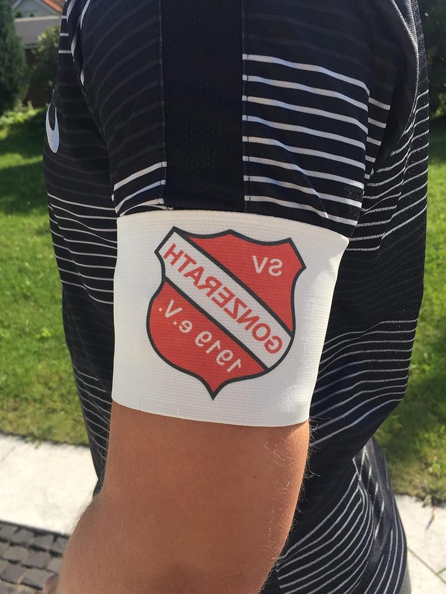 Captain Armband - Aanvoerdersband Voetbal - Wedstrijd Spelen - Verstelbare Klittenband - 38 x 9 cm - Nautisch Blauw