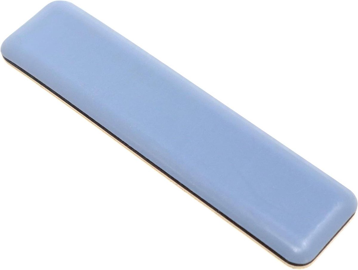 PTFE Glijders - Meubelglijders Vloerbeschermers - Meubels Verplaatsen - Zelfklevend - 24 x 100 mm - Grijsblauw