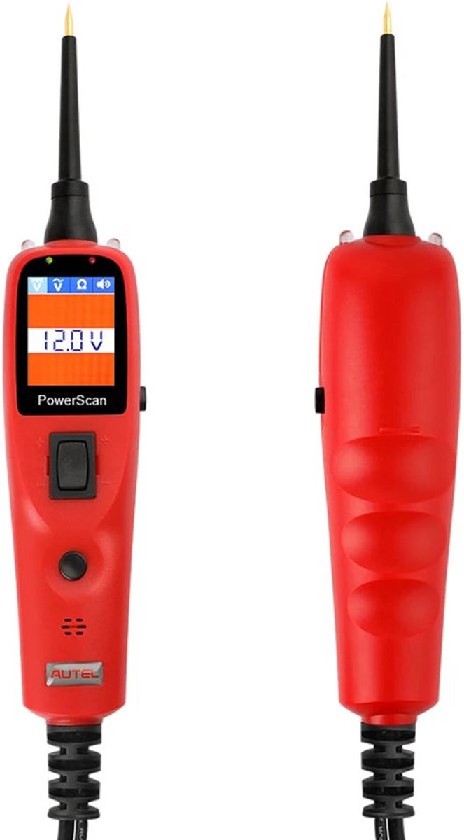Elektrische Circuittester - Slimme Testerpen voor Auto - Snel Achterlichten - Richtingaanwijzercircuits - Slechte Stopcontacten Controleren - Automotive Circuit Tester Tool - 12V - 24V - AVOmeter - Diagnosetool - Rood