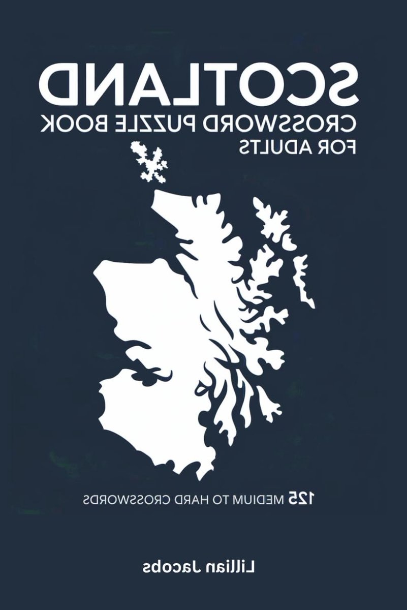 Kruiswoordpuzzelboek Schotland - Puzzelboek Volwassenen - Hersentraining - 125 Puzzels - 6x9 inch - Niet gespecificeerd