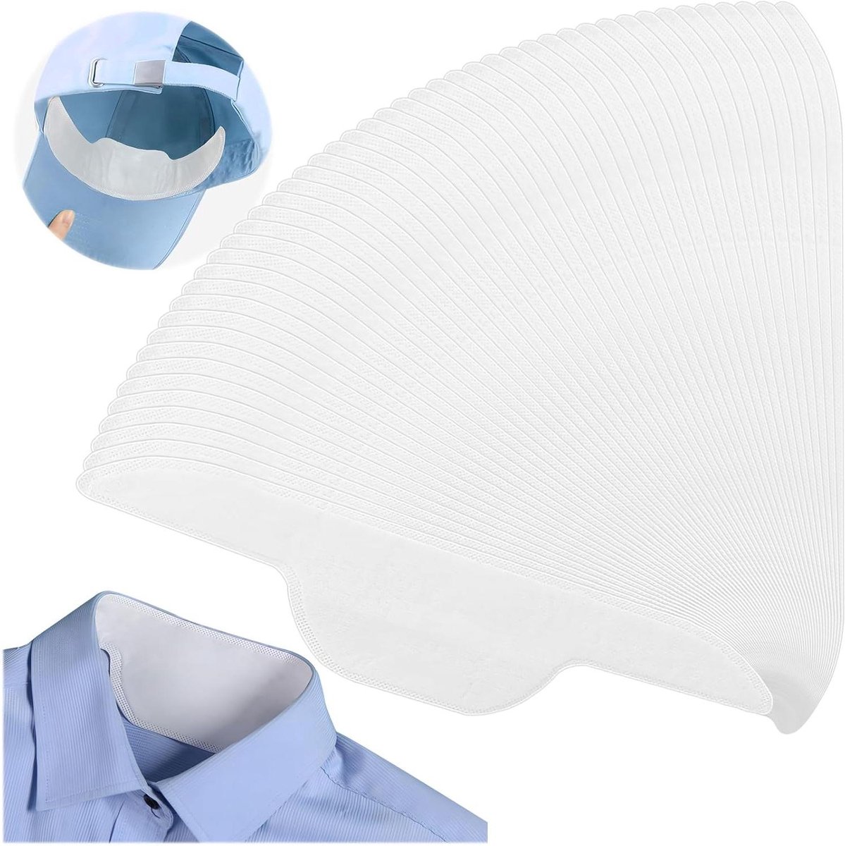 Hoed Zweetvoering - Zweetpads Pet - Zweet Absorberen - Zelfklevend Ademend - 100 stuks - Niet gespecificeerd