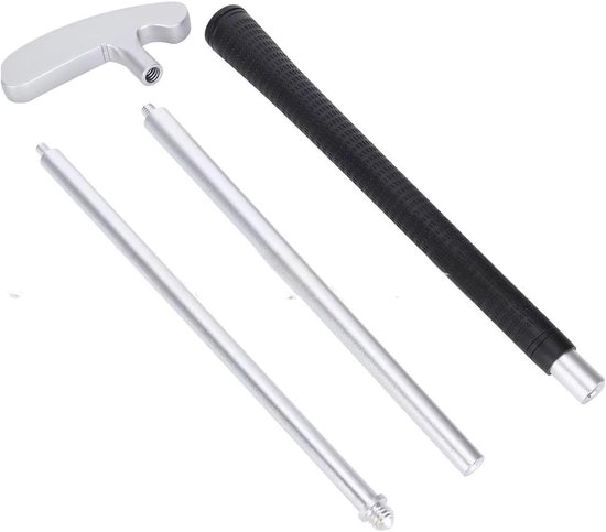 Golf Putter met 3-delig opvouwbaar ontwerp, dual-face en aluminium schacht, ideaal voor beginners en training van GOLF — afbeelding 4