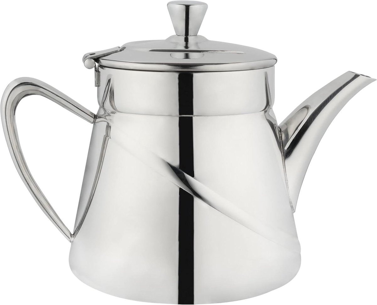 Theepot RVS - Koffiepot Theepot - Thee Serveren - Drupvrije Tuit - 35oz - Zilver