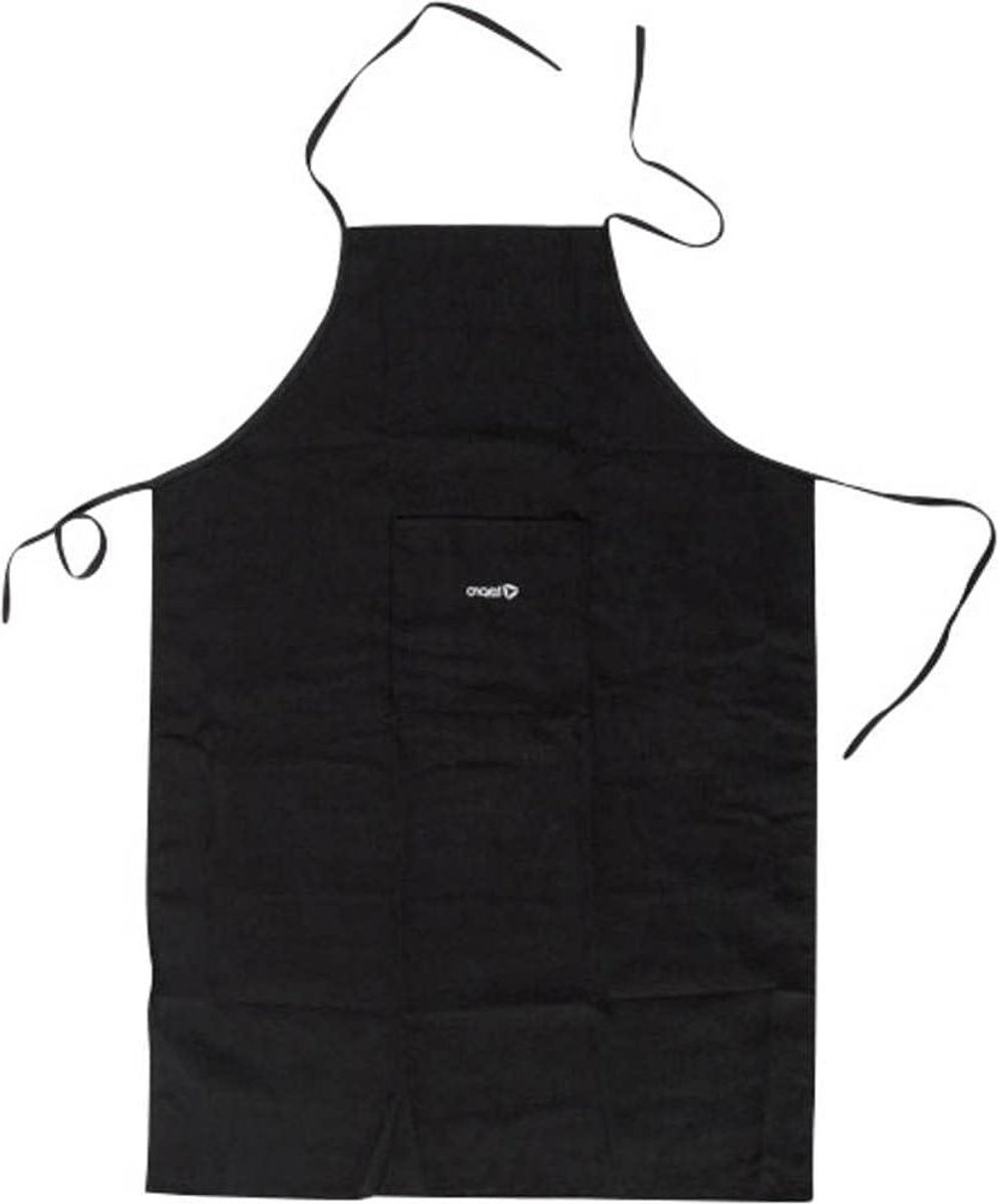 BBQ Schort - Barbecue Schort - Bescherming Tegen Vet - Met Handige Opbergzak - One Size - Zwart