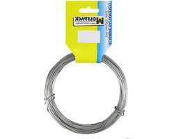 Verzinkte Draad - Binddraad Metaaldraad - Bouwprojecten Afwerken - Roestwerende Coating - 30 mm 250 gram - Zilverkleurig