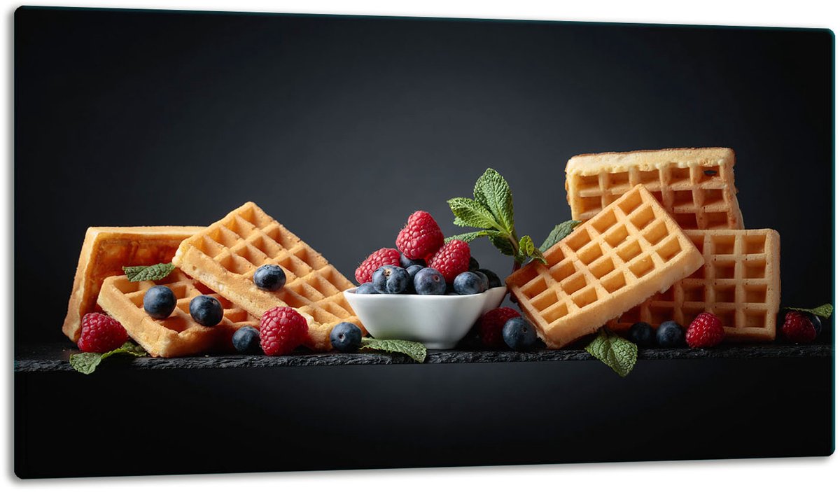 TMK ArtDeko - Glas Snijplank - 52x30 cm - Inductiekookplaat
