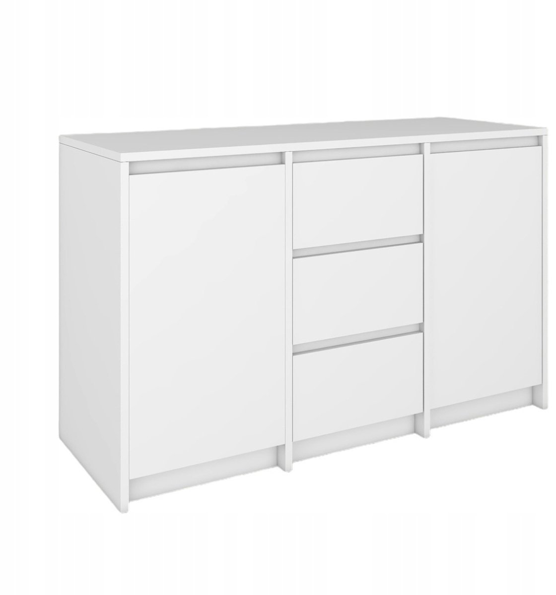 Fernika Serie - Komode met 3 Laden en 2 Deuren - Zonder Handgrepen - 120X77X43 cm