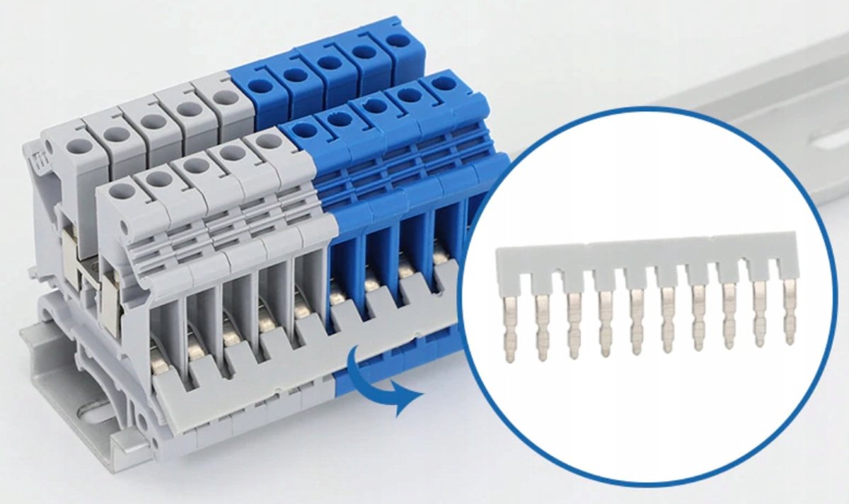 Cosmo EB-10 - Railklembrug - 10-polig - UK 2,5mm Compatibel - 32A
