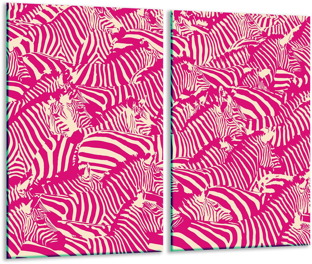 TMK ArtDeko - Snijplank - 2x 30x52 cm - Glas - Veilig en Hygienisch