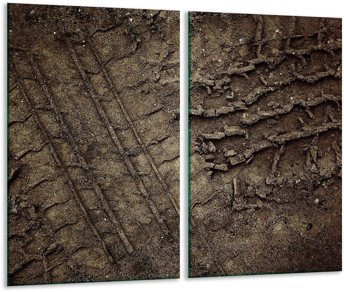 TMK ArtDeko - Snijplank - 2 Stuks - 30x52cm - Inductiekookplaat - Kleurrijk