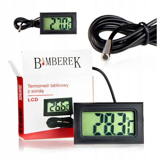 Bimberek - Elektronische Digitale Thermometer - Precieze LCD - Sonda - Voor Alcoholen van Bimberek — afbeelding 4