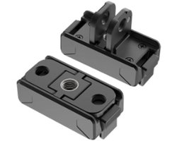 Foldable Quick Release Magnetic Holder - DJI Osmo Action 5 Pro - 360 Degree Adapter - Compatibel met Action 5 Pro/4/3/2 - Zwart