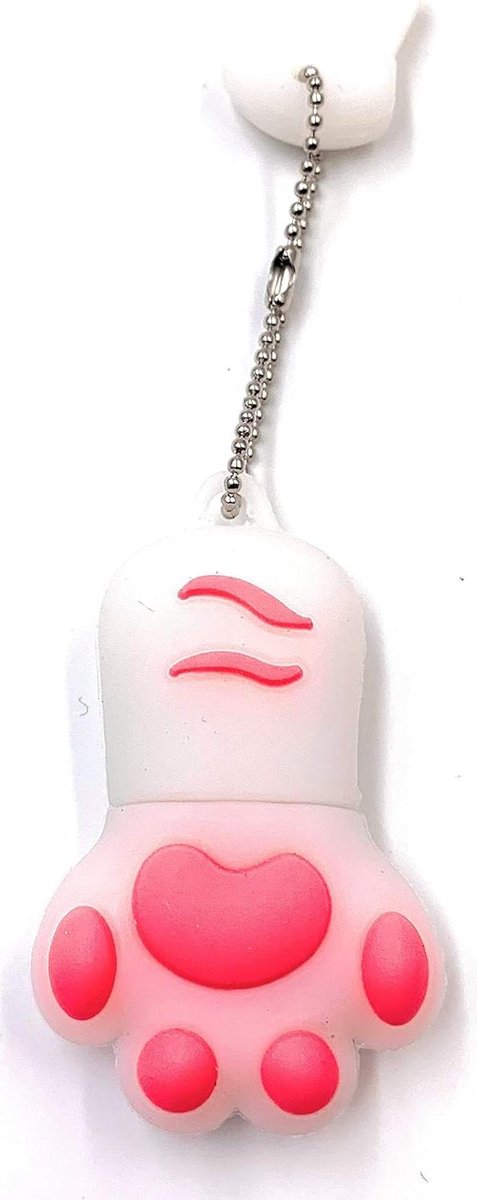 USB-stick Kat Hond - Geheugenstick Dataopslag - Bestanden Opslaan - Uniek Design - 16 GB - Wit
