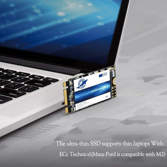 Interne SSD Schijf - Solid State Drive Opslag Schijf - Computer Prestaties Verbeteren - Schokbestendig Ontwerp - 250GB M.2 2242 — afbeelding 5