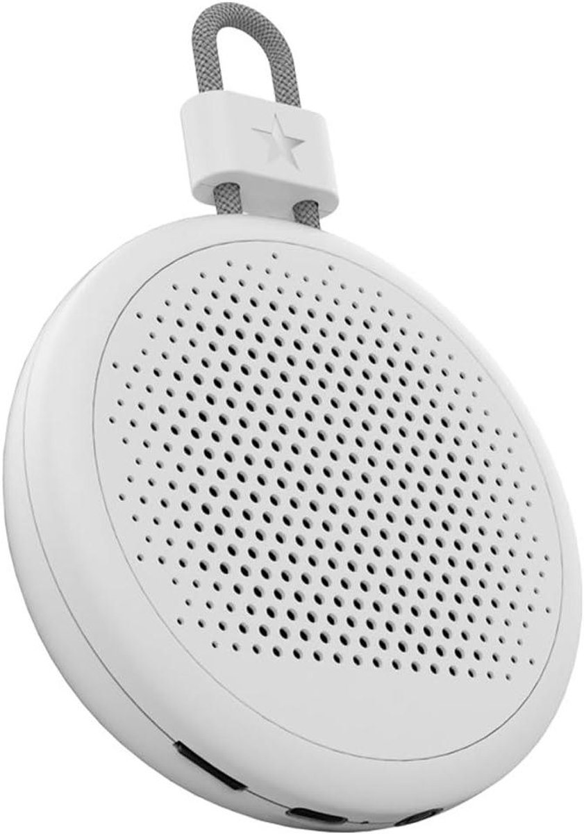 Mini Bluetooth Luidspreker - Draagbare Speaker Waterdicht - Muziek Luisteren Buiten - Bluetooth 5.3 TWS - Compact Lichtgewicht - Wit