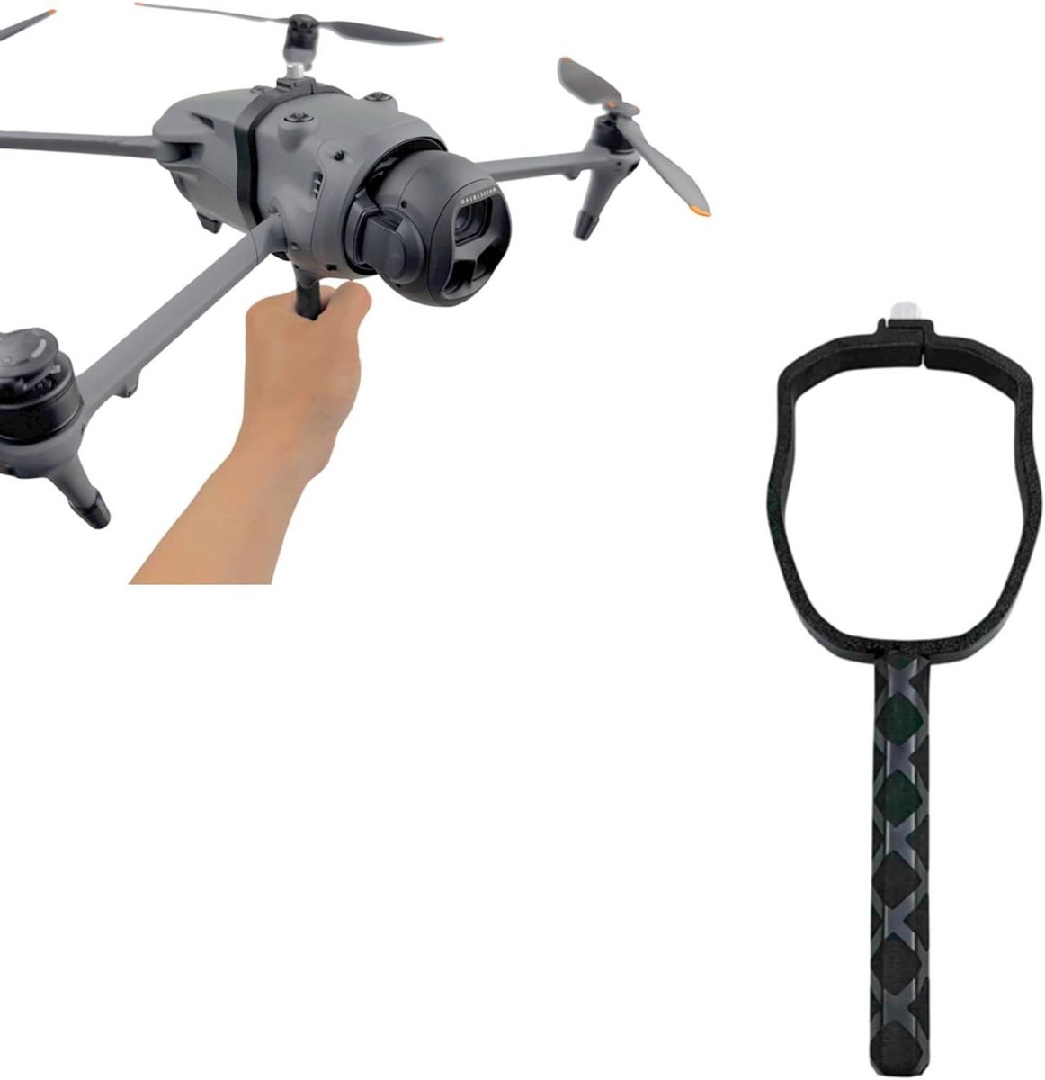 Draagbare Drone Houder - Start- en Landingssteun - Handmatige Lancering - 3D Geprint Plastic