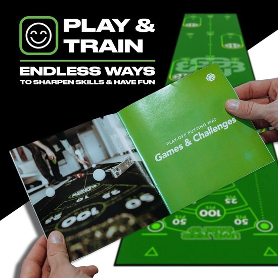 Golf Putting Mat - Putting Groen - Thuis Trainen - Levensechte Simulatie - 3 meter - Groen — afbeelding 3