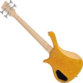 Reis Elektrische Basgitaar - Compacte Bas Shortscale Bas - Muziek Maken Onderweg - Super-Shortscale Formaat - 88 cm