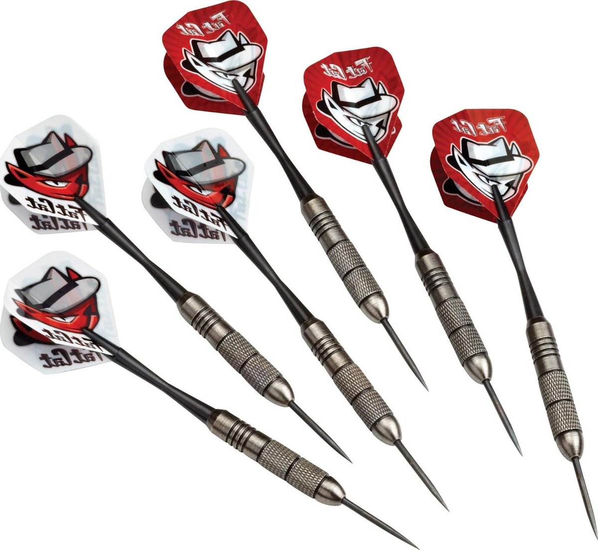 Stalen Tip Darts - Dartpijlen Set - Precisie Werpen - Gekartelde Grijpvlakken - 19 gram - Meerkleurig