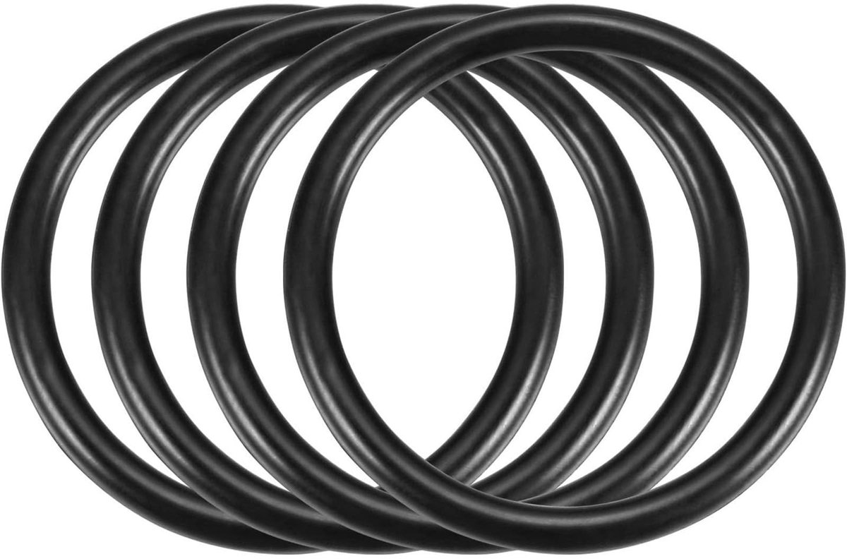 ONF3 - Nitril Rubber O-ringen - Afdichtingsringen - Duurzaam en oliebestendig - Zwart - Rubber Washers - Perfect voor sanitair en machines - 50 ...