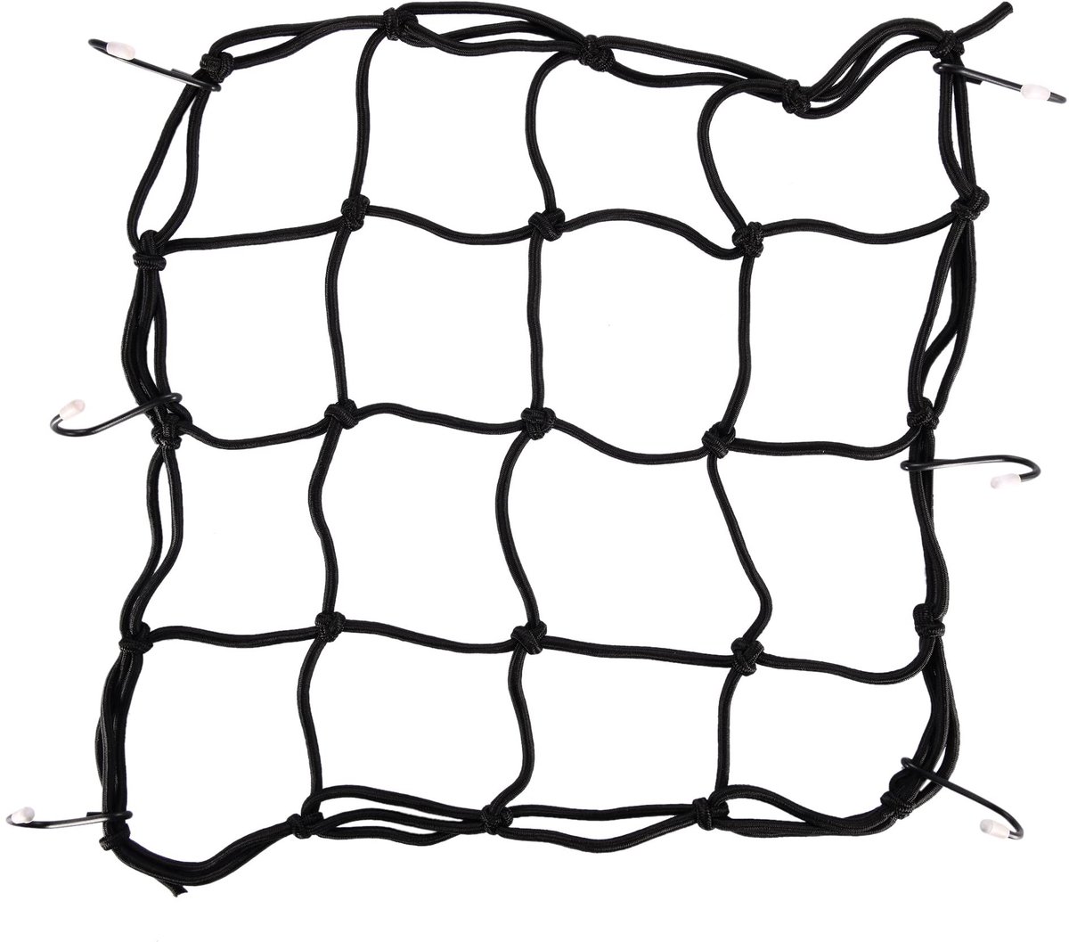 SPHProducts - Luggage net - Zwart - Elastisch en stevig - Ideaal voor grote ladingen - Inclusief 6 haken