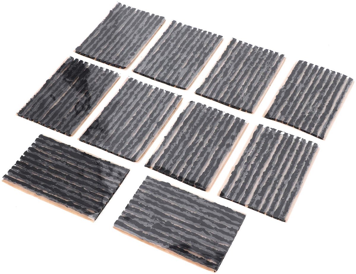 Store_7 - Bandenreparatieplug - Rubber - 100 Stks 100x3mm - Lekherstel - Auto Motor - Zwart - Tubeless Band
