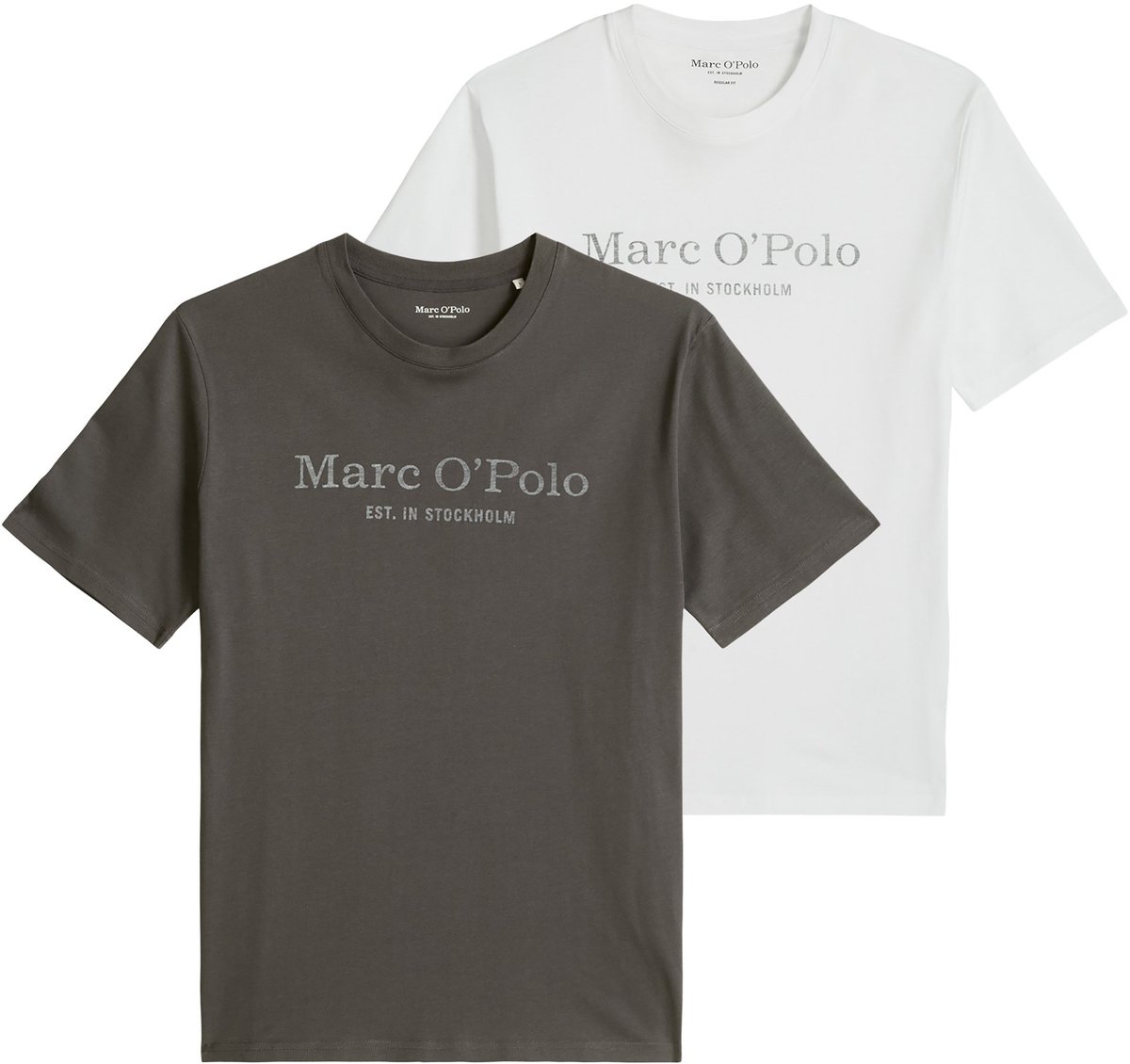 Marc O Polo T-shirt Big-Logo Set van 2