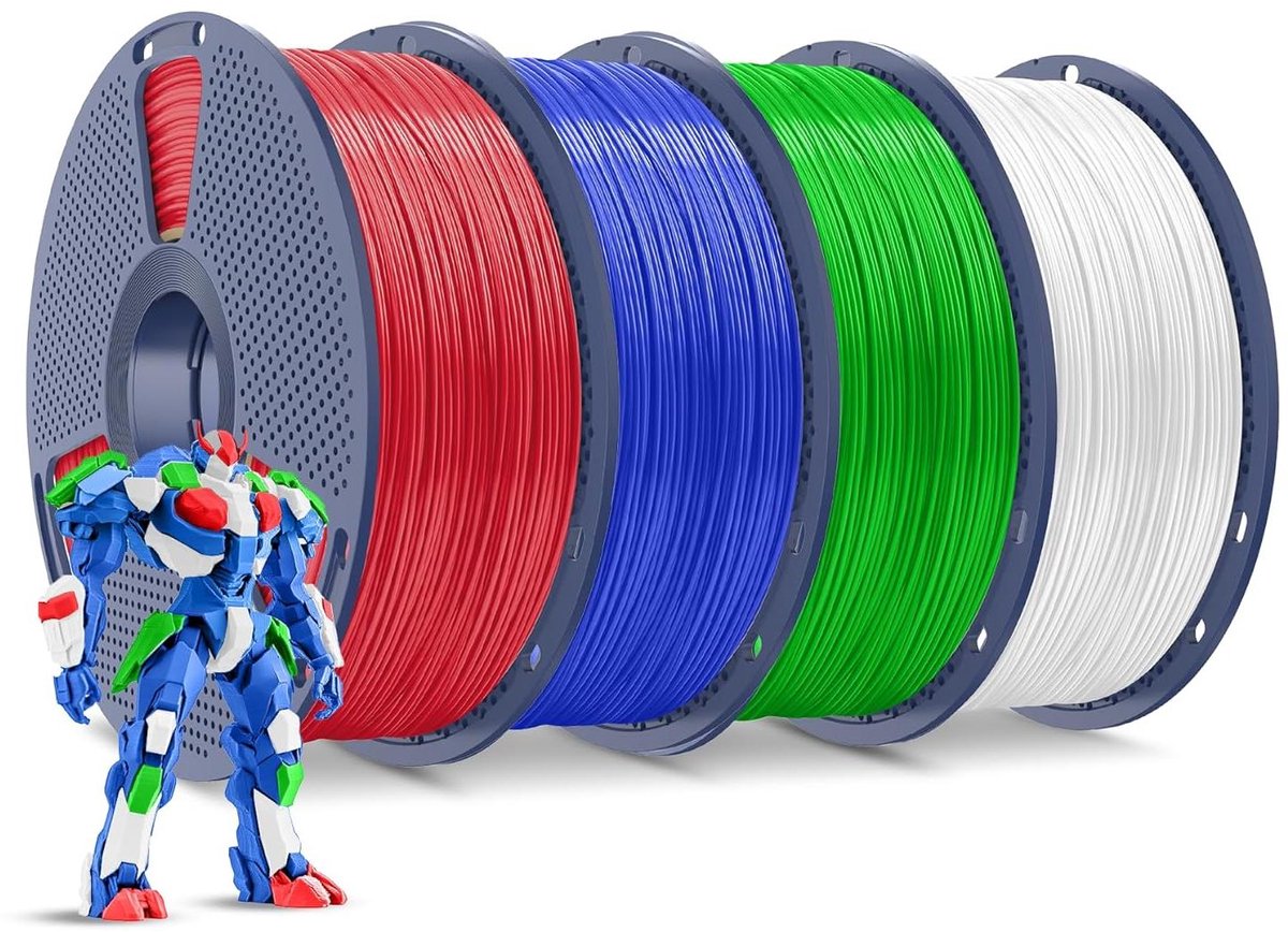 ABS filament spoelen - 3D printer draad - Functionele prints maken - Hoge temperatuurbestendigheid - 4 kg