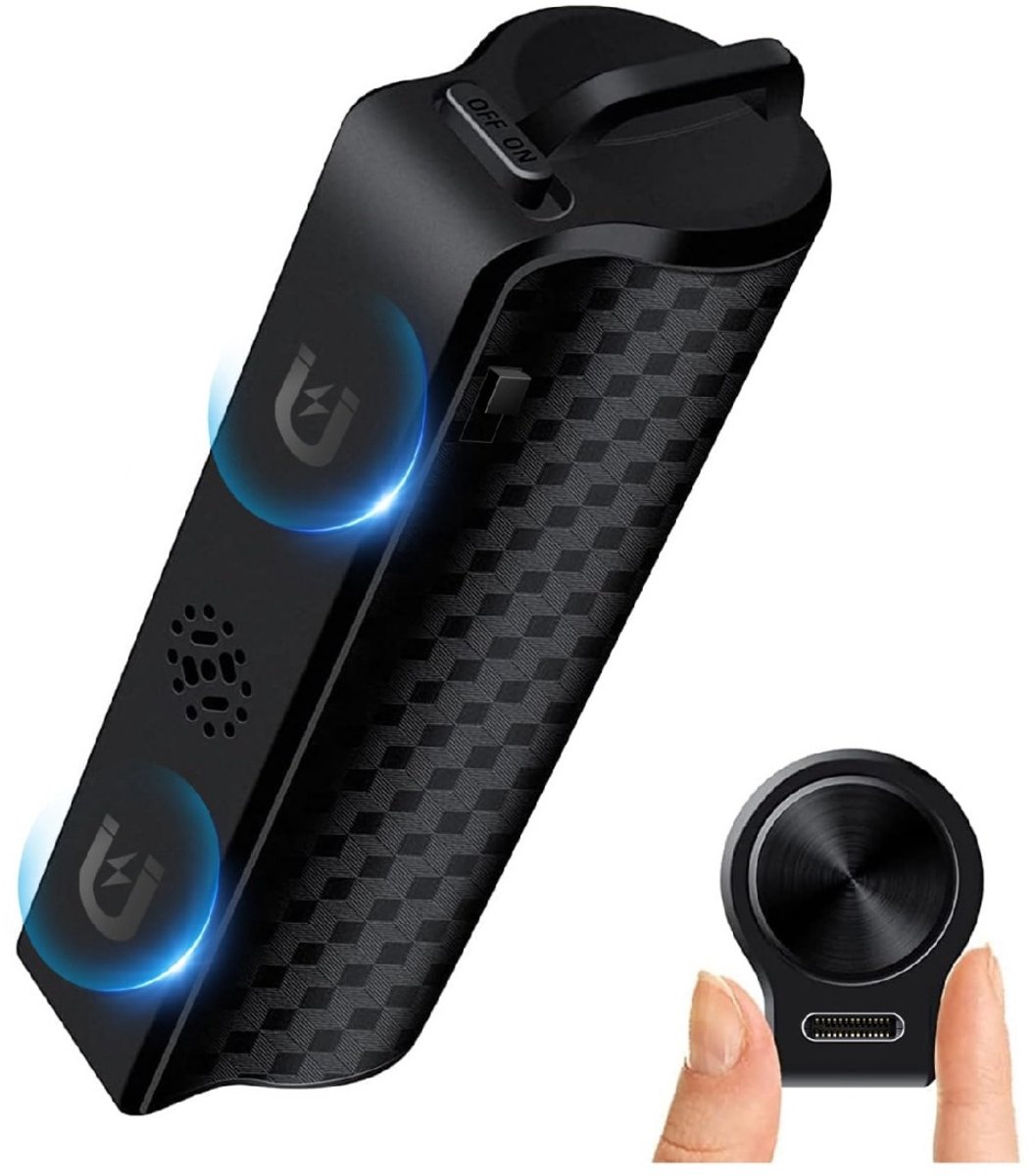 longziming -Magnetische Voice Recorder - Digitale Opnameapparaat - Draagbare Dictafoon - Spraakgestuurde Opname - Drievoudige Ruisonderdrukking - ABS Kunststof - Compact Ontwerp - Lange Standby Tijd - 32 GB - 1 Stuk