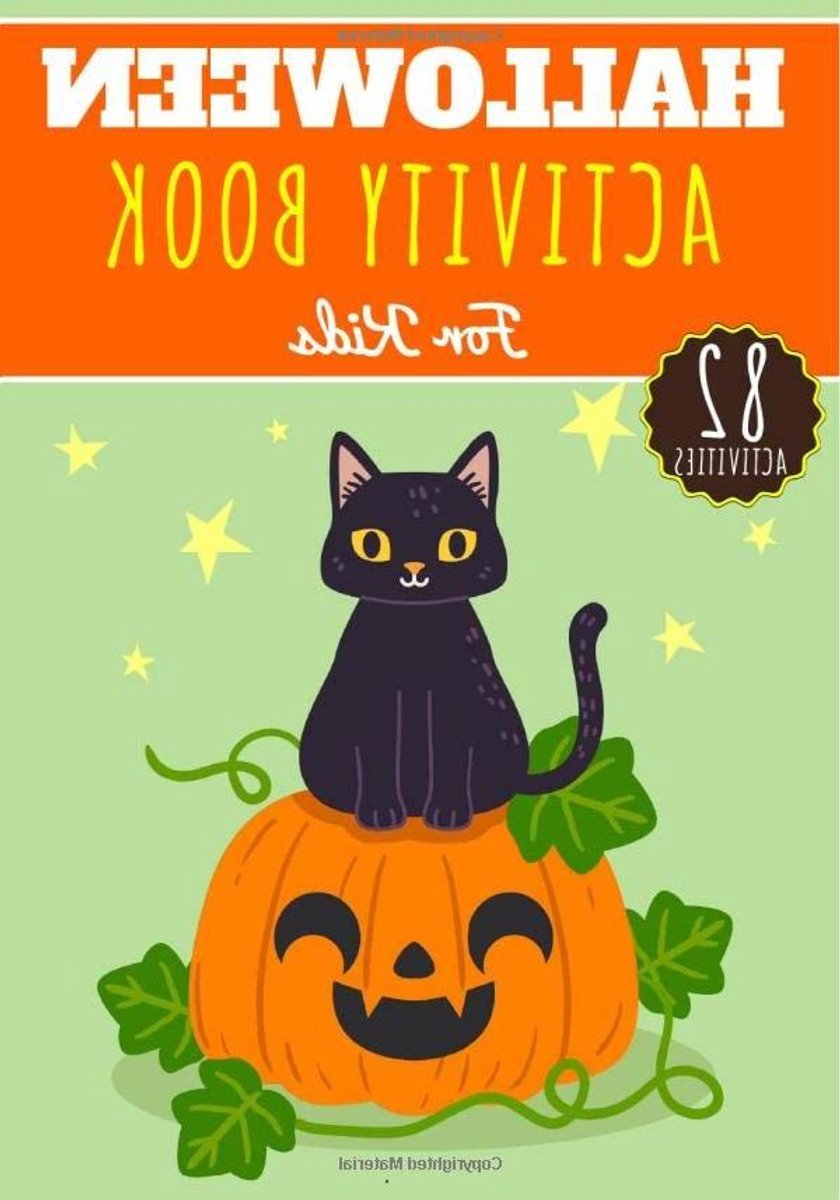 Halloween Activity Book - Kinderen Puzzelboek - Thuis Activiteit - 82 Spelletjes - 89 Pagina's - Meerkleurig