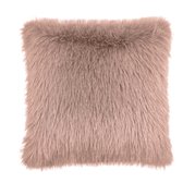 Heckettlane Perle Sierkussen - Fake Fur - 48x48 cm - Roze