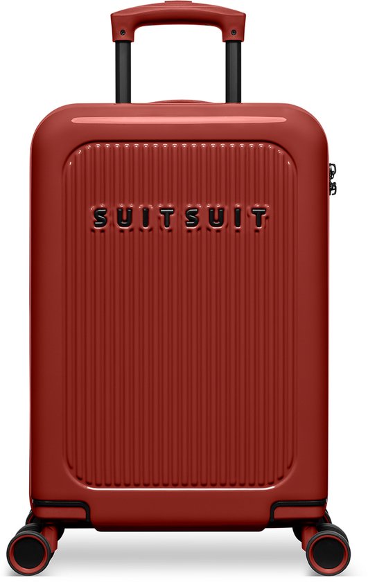SUITSUIT Handbagage Koffer 55x35x20 cm - Koffer - Trolley Handbagage - TSA Slot - Reiskoffer - 27L - Caretta - Burnt Brick