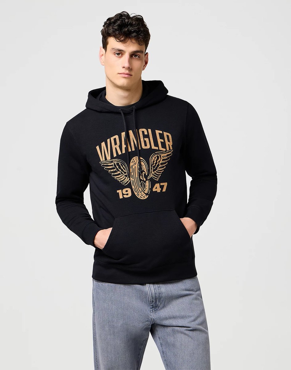 Wrangler AMERICANA HOODIE – M Blauw