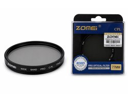 Zomei CPL Filter 77mm – Circulair Polarisatiefilter DW1 Wide Band Pro