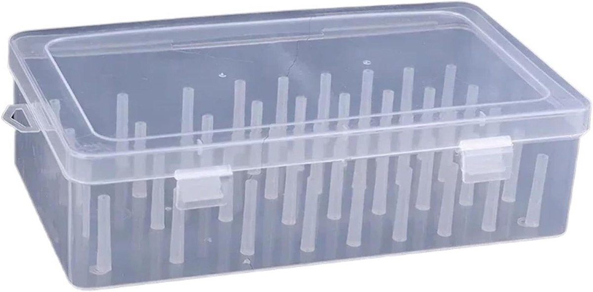 Naaidoos - Garen organizer - Hobby projecten - Grote opbergruimte - 42 spoelen - Wit