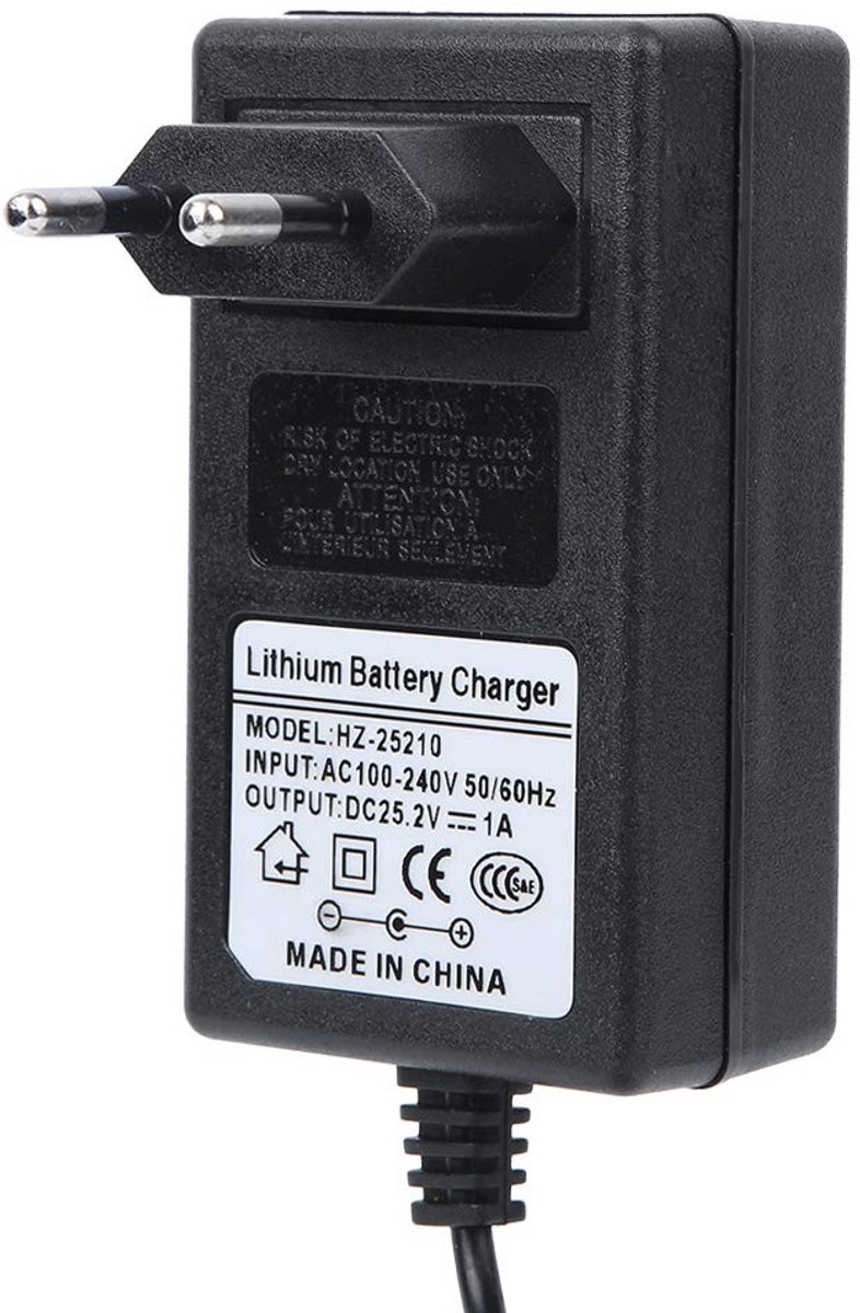 Dailygoods - Draagbare Batterijlader voor Massagepistool, 25.2V