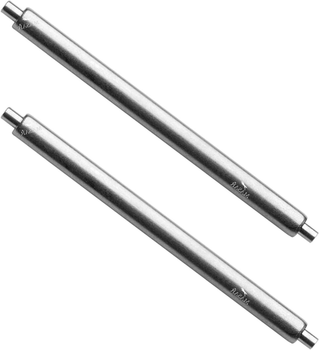 Horlogeband Pinnen - Reserveonderdelen - Horloges Repareren - Roestvrij Staal 316L - 2 Stuks - Zilverkleurig