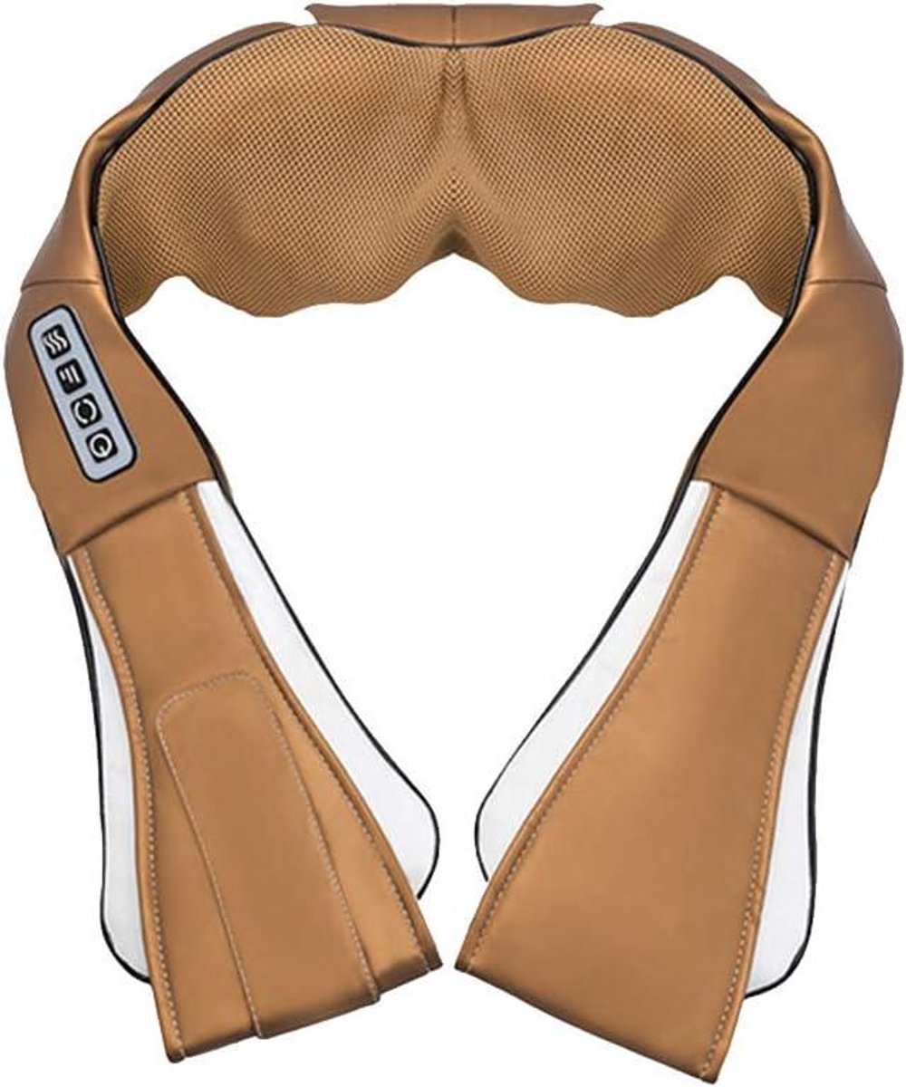 Nek Massager - Schouderverlichter - Spierontspanning - Verwarmende Functie - 40 x 20 x 18 cm - Zwart