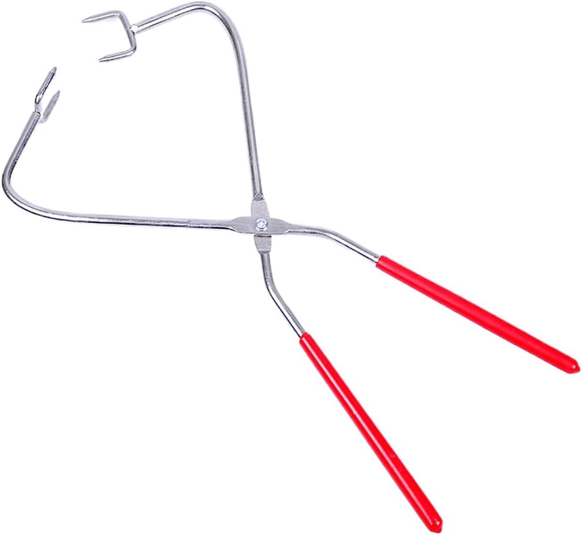 Diptangen Set - Keramiek Gereedschap - Glazuur Werk - Ergonomische Grip - 29 9 cm - Rood