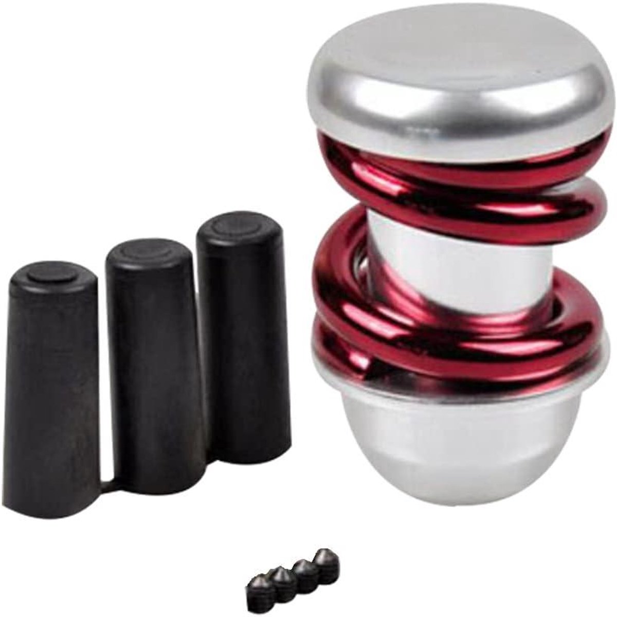 Versnellingspookkop - Schakelknop - Auto Interieur - Universele Pasvorm - 10x5 cm - Aluminium