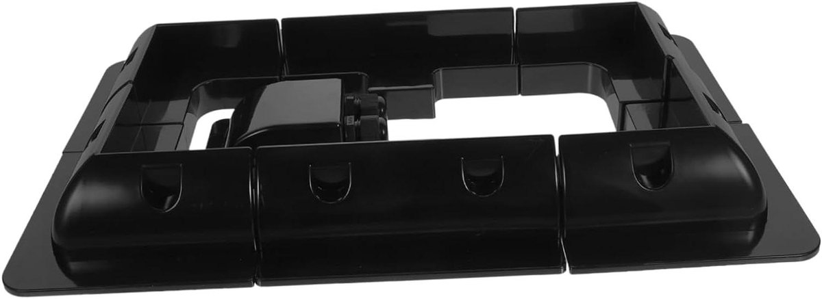 Zonnepaneel Beugels - Montage Set - Plat Dak - Antislip Groefontwerp - 48 x 30 x 6 cm - Zwart