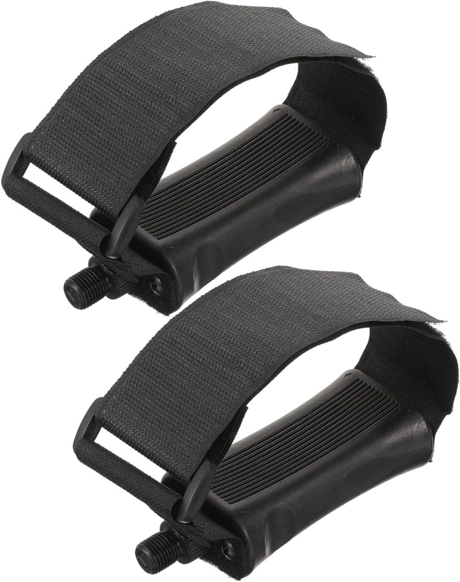Indoor Fietspedalen - Hometrainer Pedalen - Thuis Sporten - Antislip Ontwerp - 12x5cm - Zwart