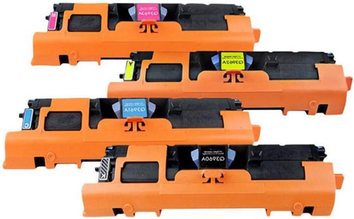 Tonercartridge Set - Printer Toner - Kleuren Printen - Hoge Zwartheid - 5000 Zwart 4000 Kleur - Zwart Blauw Rood Geel
