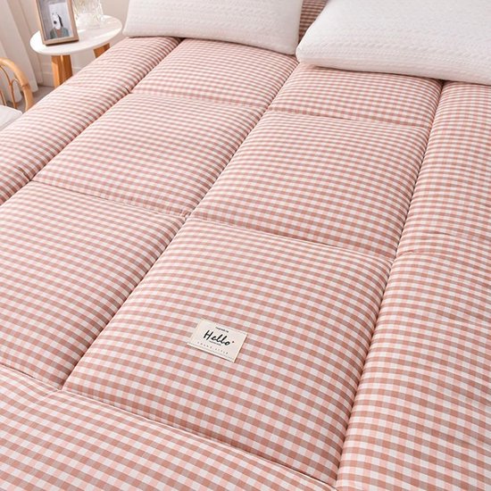 Japanse vloermatras - Opvouwbaar futonkussen - Comfortabel slapen - Dikke donsvulling - 354 x 80 inch - Grijs — afbeelding 3