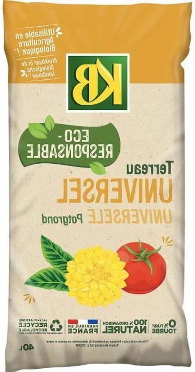 Potgrond - Aarde - Planten Verzorgen - Natuurlijke Ingrediënten - 40 Liter - Veelkleurig