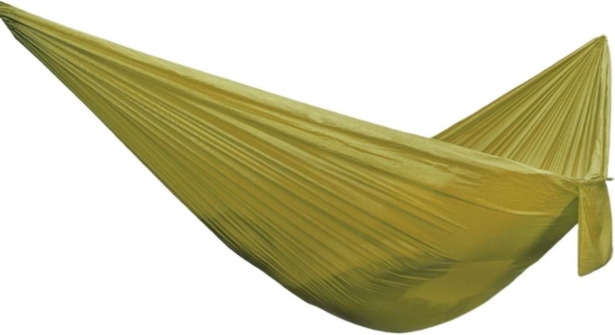 Draagbare Hangmat - Kampeerhangmat Buiten - Ontspannen Buiten - Lichtgewicht Compact - 245x90cm - Groen