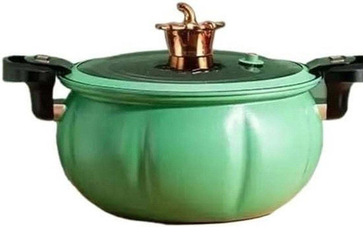Kookpan - Stoofpan Soepmaker - Langzaam Koken - Warmtebehoud Isolatie - 8 Liter - Groen