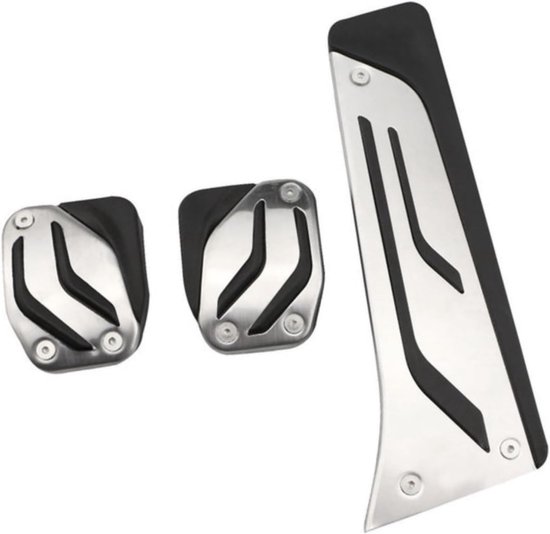 Pedaal Cover Set - Auto Interieur - Verbeterde Grip - Non-slip Ontwerp - 1 Stuks - Zilver — afbeelding 4