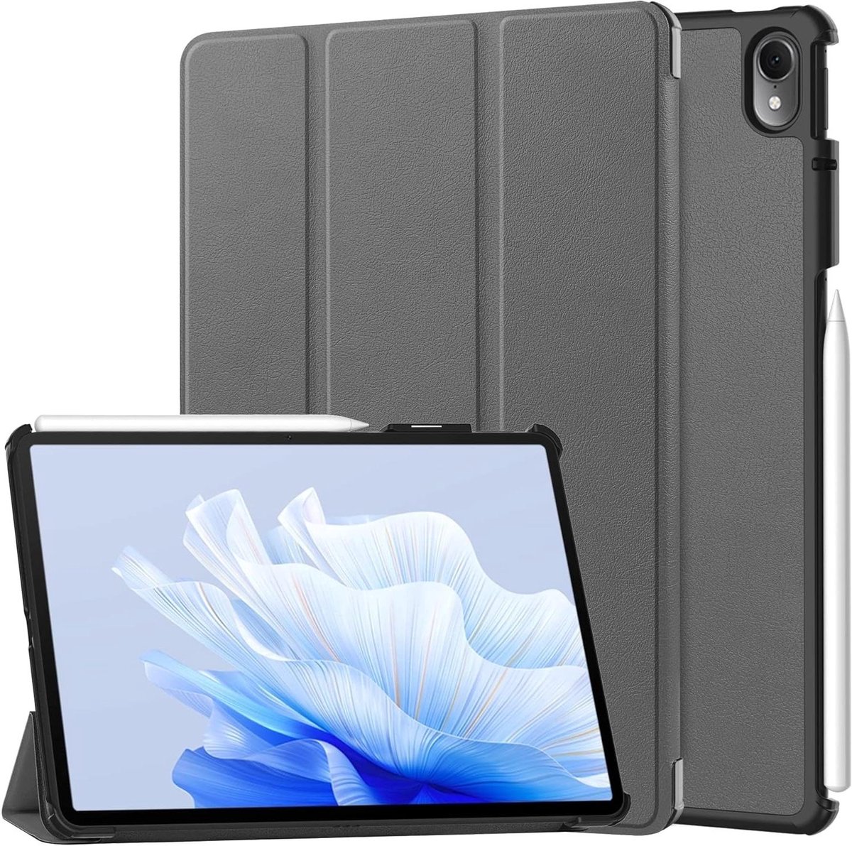 Tablet Hoes - Flip Cover - Bescherming en Stand - Auto Sleep Wake - Niet gespecificeerd - Grijs