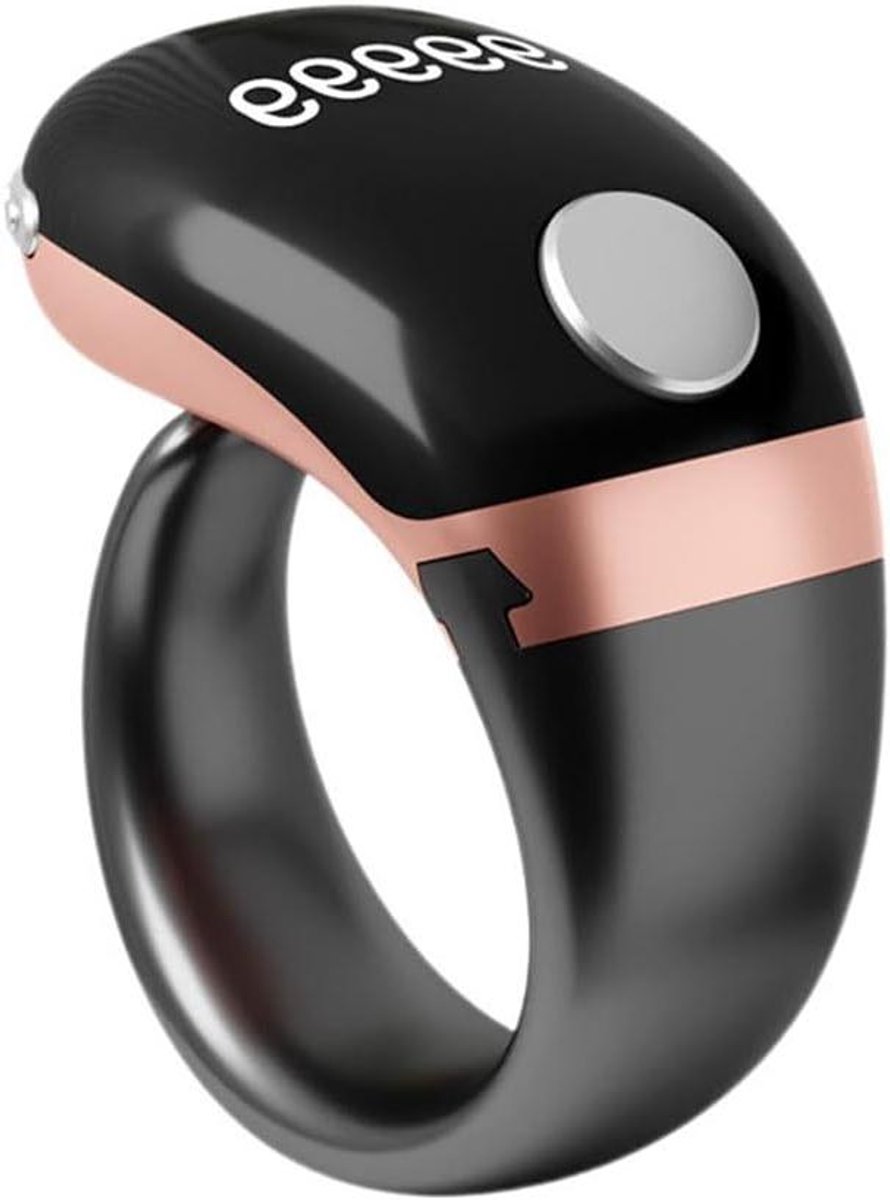 Digitale Tasbih Teller - Zikr Gebedsteller - Spirituele Oefening - OLED Display - Verstelbaar - Zwart